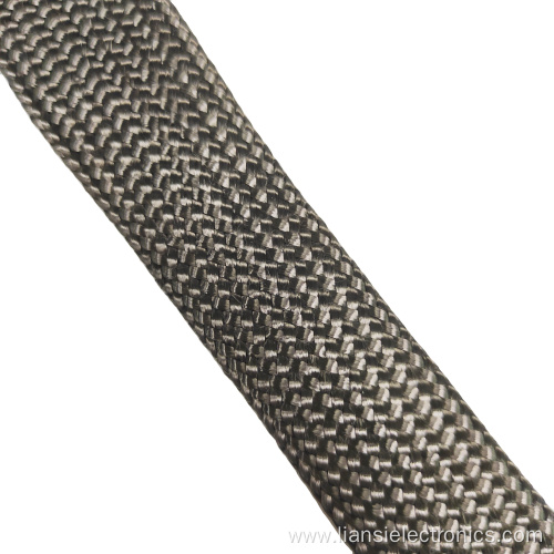 High temperature resistance carbon braid cable sleeve